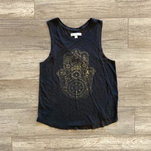 Women's Spiritual Gangster Hamsa  Graphic Tank - Size Medium